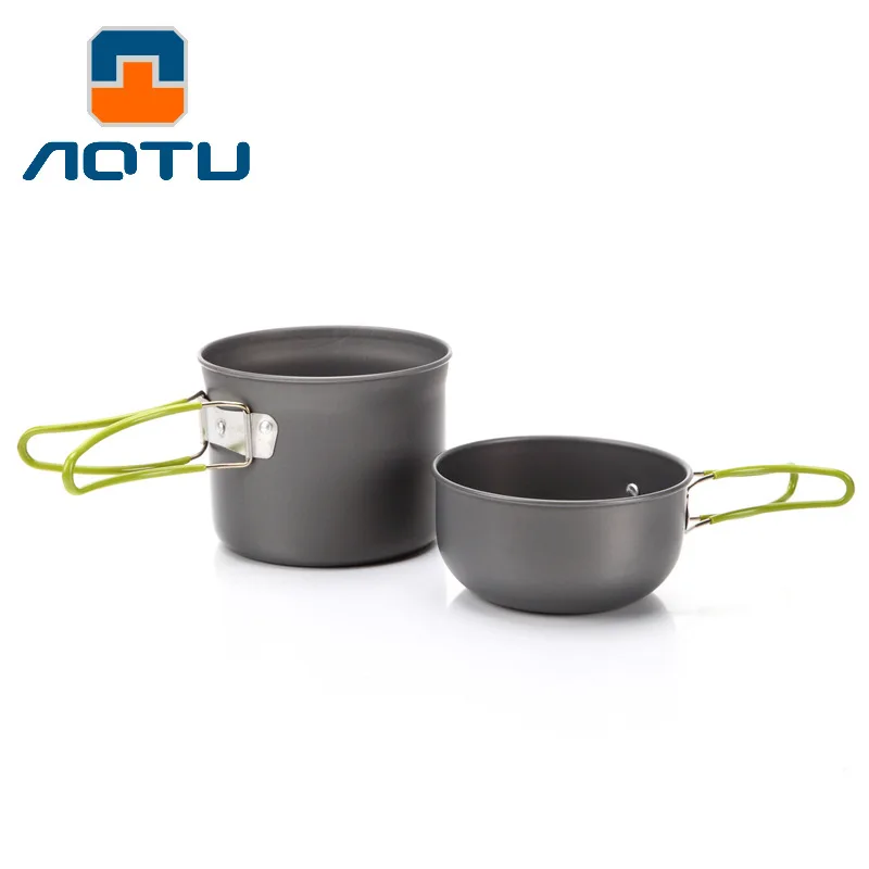 AOTU Открытый кемпинг наборы Пан наряд портативный один антипригарный 550|portable