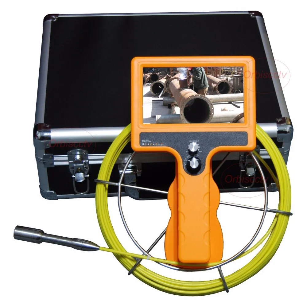 20 м ручная труба для осмотра стены камера Змея подводная канализация дренажная