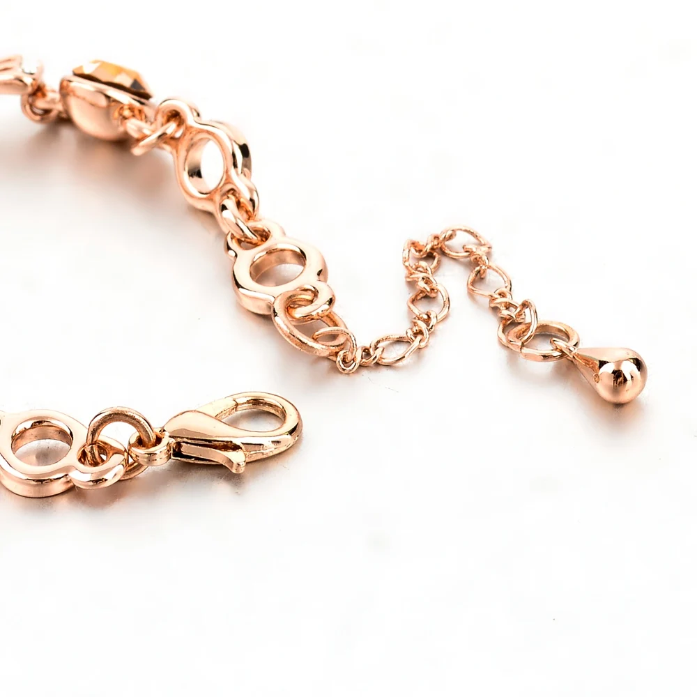 CHICVIE винтажные браслеты золотого цвета и для женщин кристальная цепочка звенья с