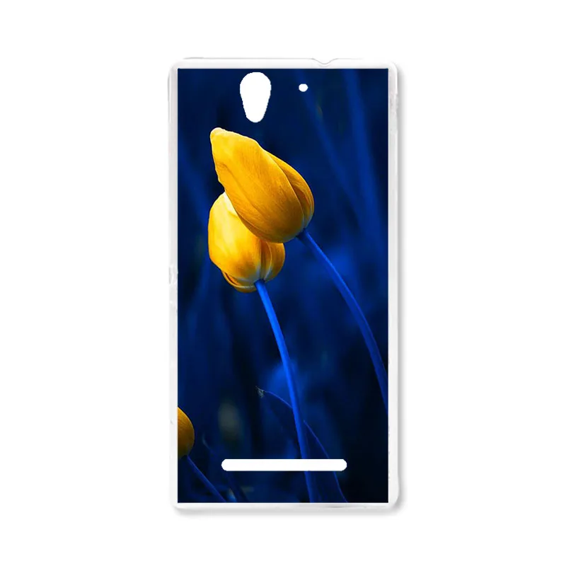 TAOYUNXI Мягкий ТПУ чехол для sony Xperia C3 D2533 чехол s для sony C3 Dual D2502 S55T S55U 5,5 дюймов DIY окрашенный защитный чехол - Цвет: Q083