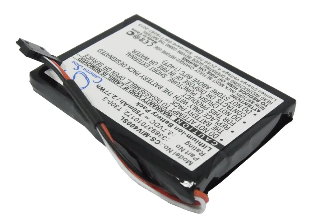 Аккумулятор 338937010172 Cameron Sino 750 мАч для Mitac Mio Moov 400 405|Цифровые аккумуляторы| |