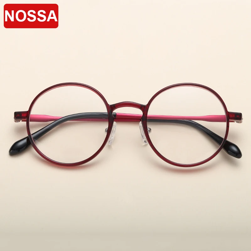 Унисекс отличные круглые оправы для очков Ultem Модные женские и мужские