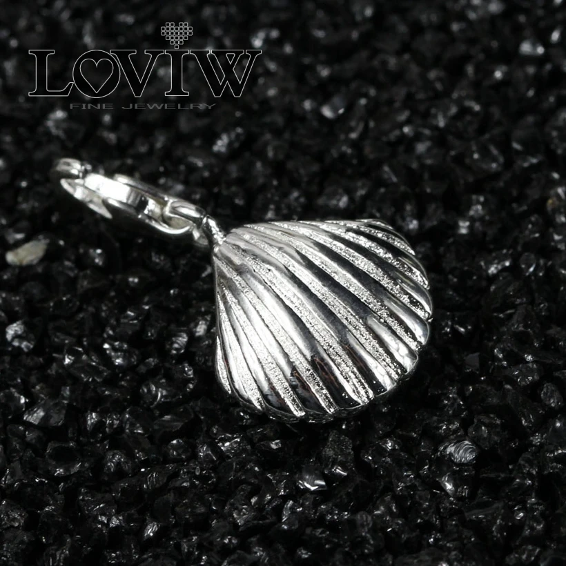 Подвеска в виде ракушки модное серебряное ювелирное изделие европейском стиле