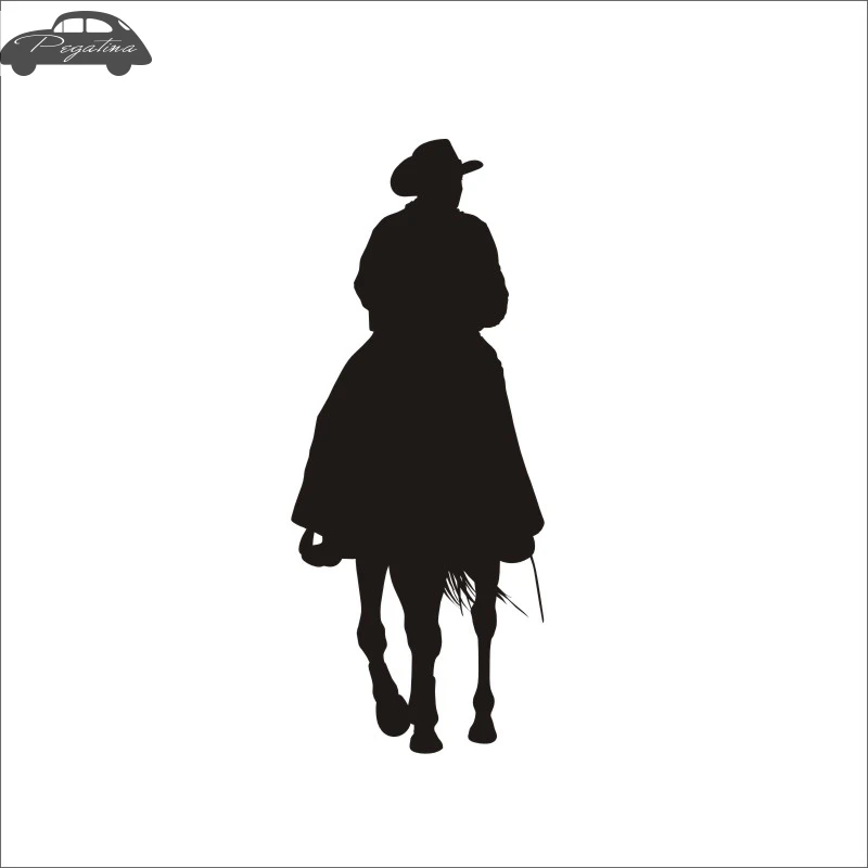 Верховая езда Гонки Наклейка автомобиля наклейка с ковбоем Horserace плакат