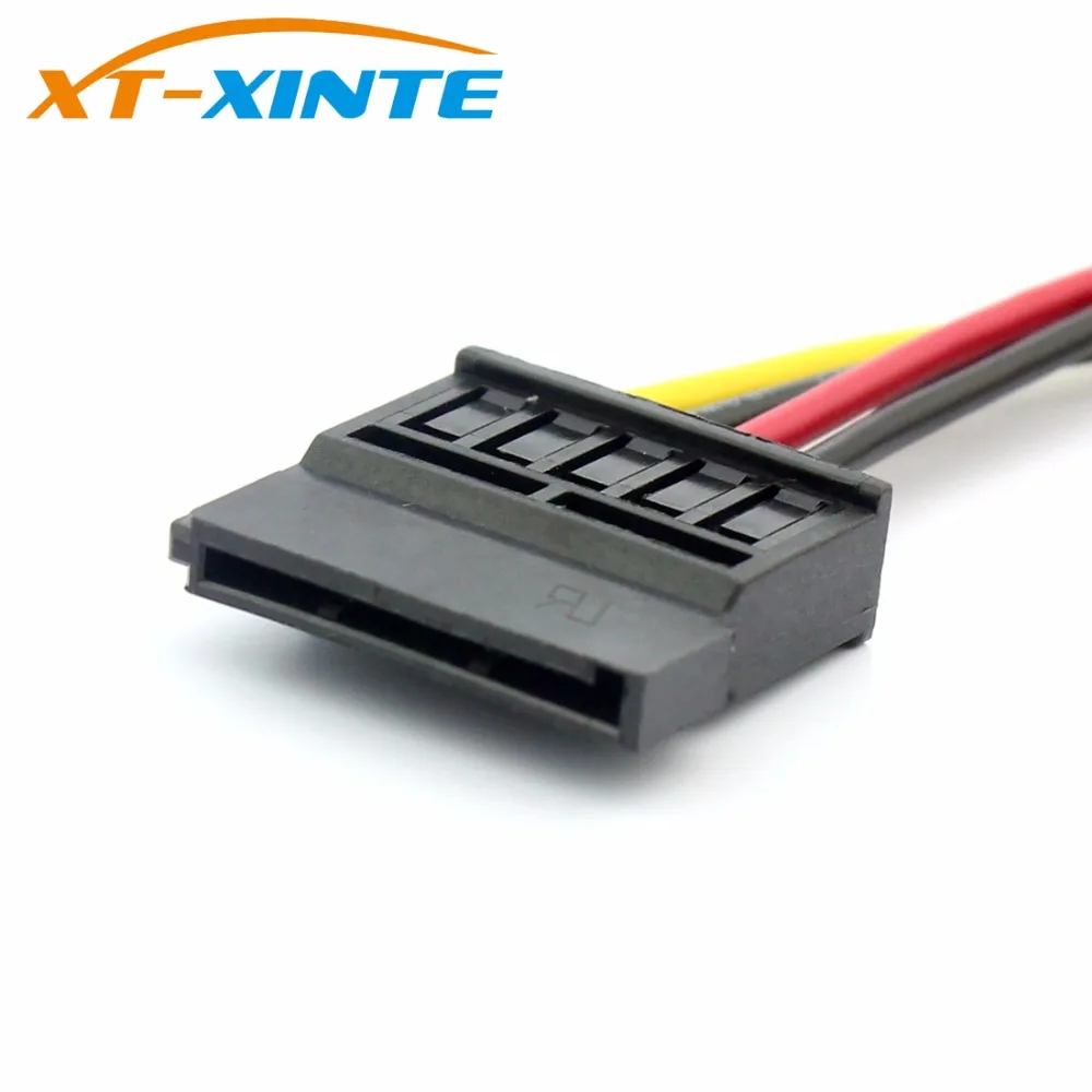Кабель питания с 4 контактами IDE на SATA адаптер 15 штырьков 20 см для майнинга Litcoin