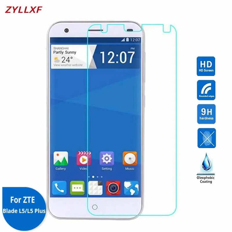 Для ZTE Blade L5 Plus закаленное стекло 9H 0 26 мм Премиум Защитная пленка для экрана Vidrio