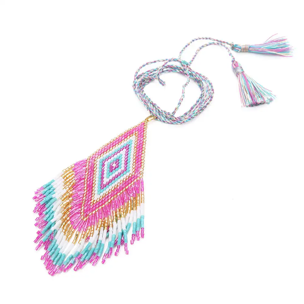 Go2hobo MIYUKI браслет Ювелирные наборы женские розовые браслеты Boho Delica бусы ожерелье Браслеты Богемия свадебный подарок