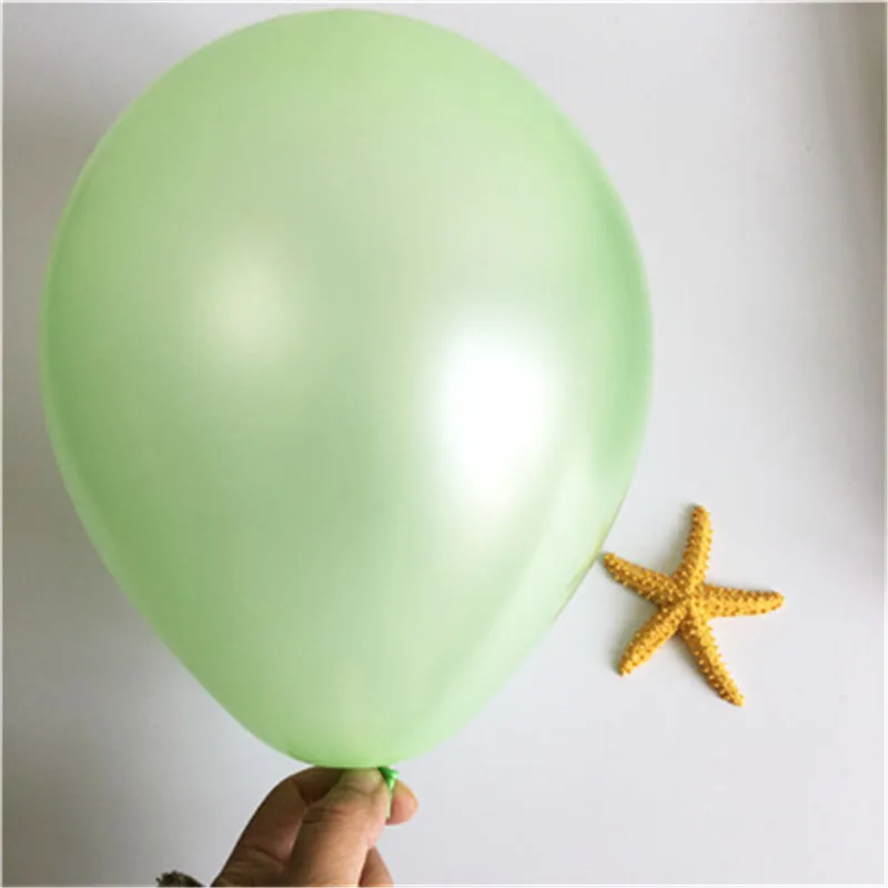 SH032-Lightgreen 50 шт./лот, рождественские украшения, воздушные шары 10 дюймов, надувные рождественские свадебные украшения, воздушные шары для дня рождения, вечеринки, 9Z - Цвет: SH032-Lightgreen