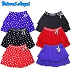 Детская плиссированная юбка-пачка из 100% хлопка, на возраст 1-16 лет