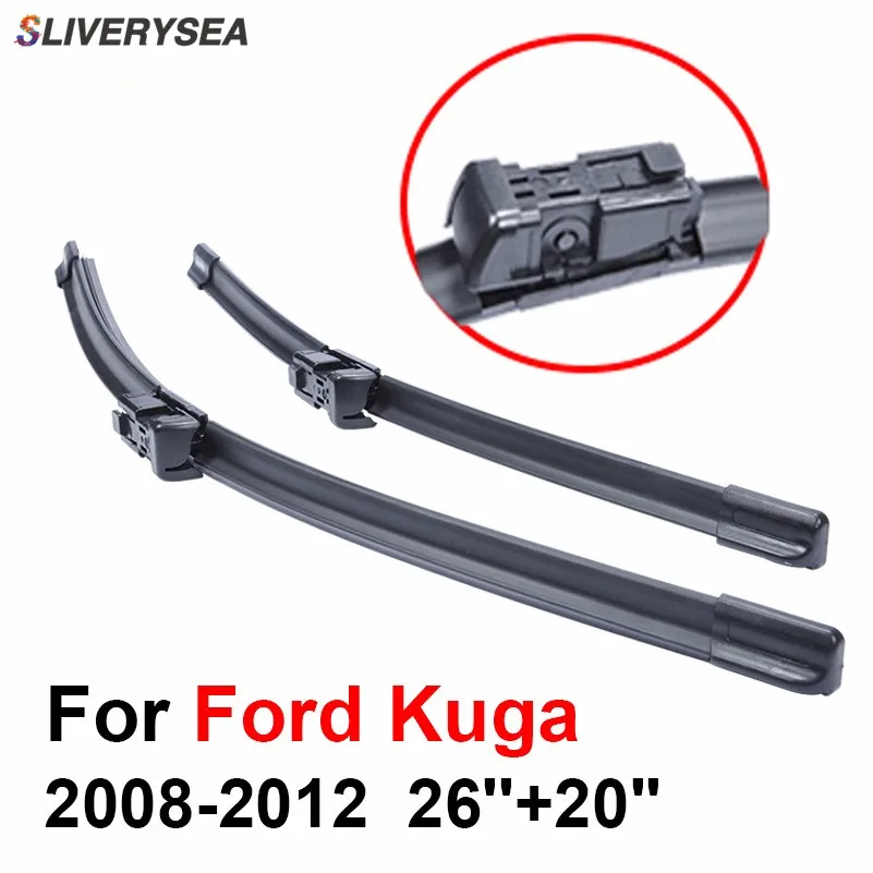 SLIVERYSEA Передняя и задняя Щетка стеклоочистителя Без Рычага для Ford Kuga 2008-2012 высокое