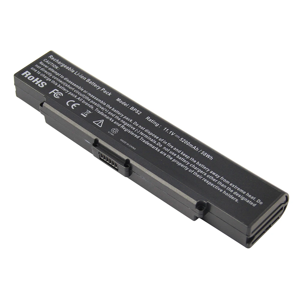 Аккумулятор для ноутбука Sony BPS2 VGP BPS2A BPS2B BPS2C BPL2C CE7 BPL2 5200 мАч VAIO VGN AR21 C51 C61