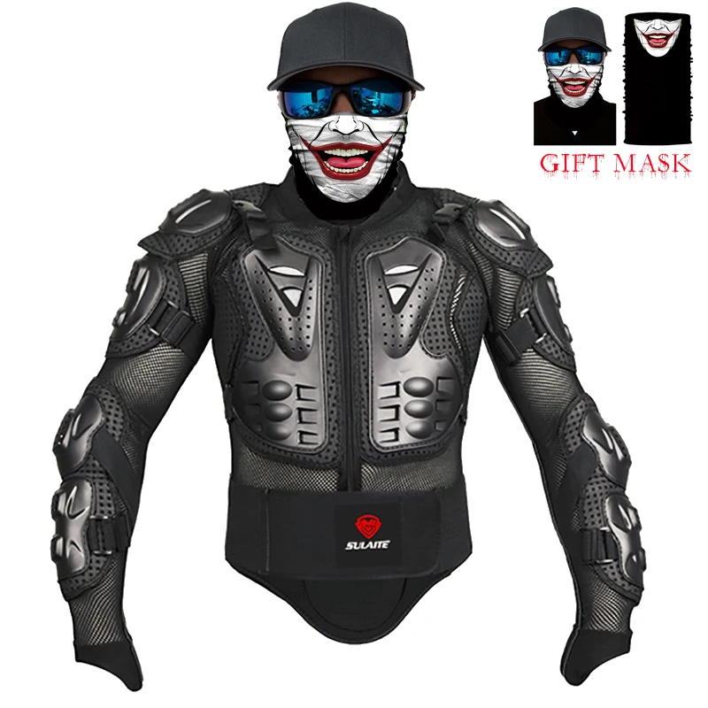 Мотоциклетная защитная куртка защита для всего тела с маской|motorcycle armor jacket|armor