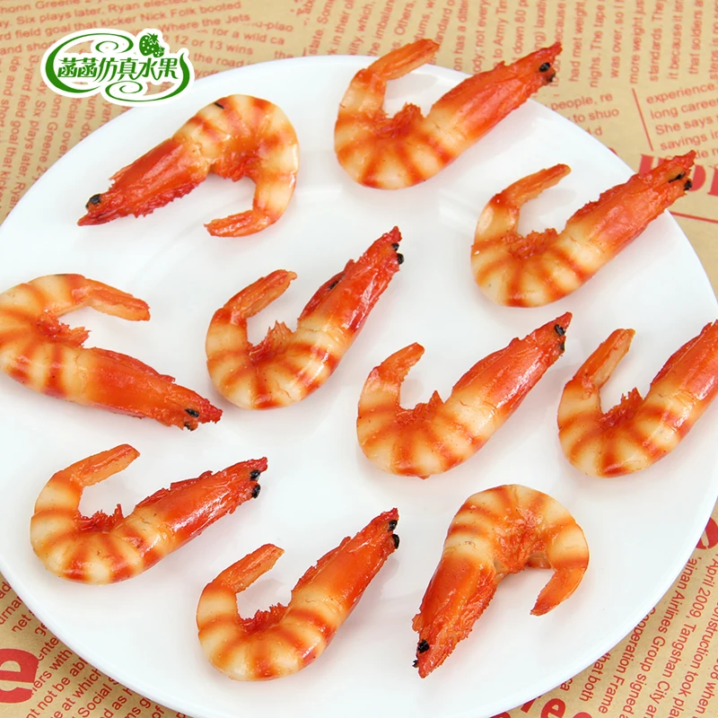 ПВХ Искусственные Креветки Раков модель креветка реквизит Ранние обучающие