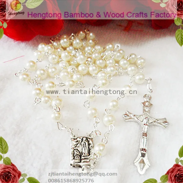 Бесплатная доставка 2 шт./упак. 6 мм фотобусина четки с жемчугом N1335 серебряной