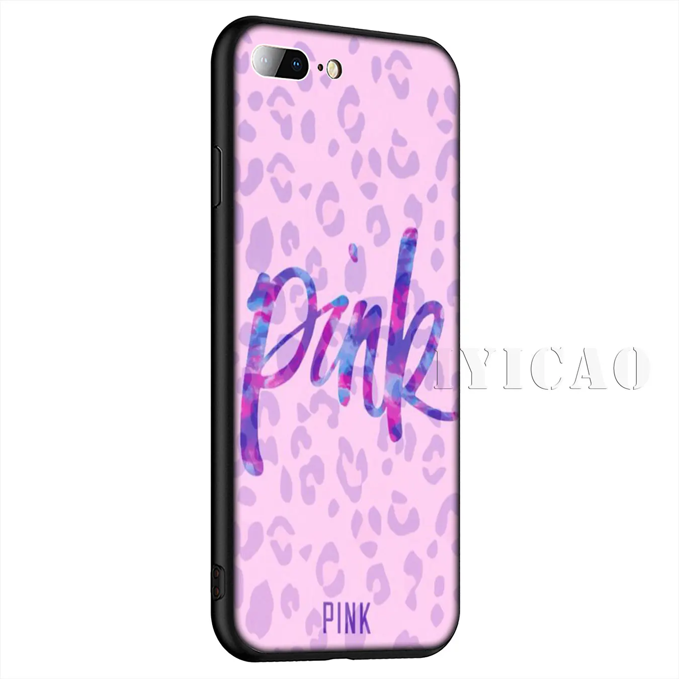 IYICAO love pink girly Silicone Soft Case for iPhone XR X XS Max 8 7 6 6S Plus 5 5S SE Cover |