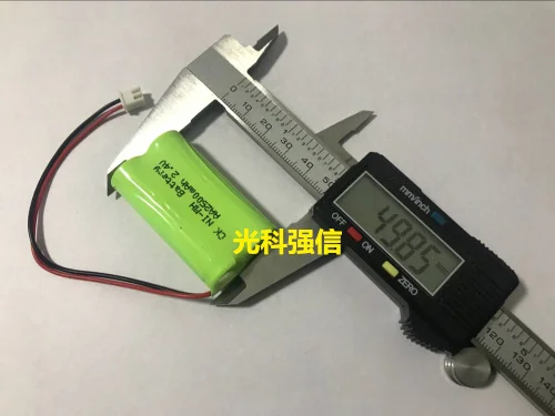 2,4 V AA 2500 MAh никель-металл-гидридный аккумулятор 2,54 штекер