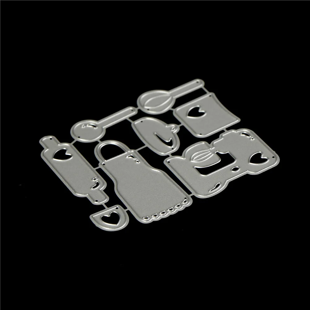 Металлический кухонный фартук серии режущие штампы DIY ремесло карты Книга для