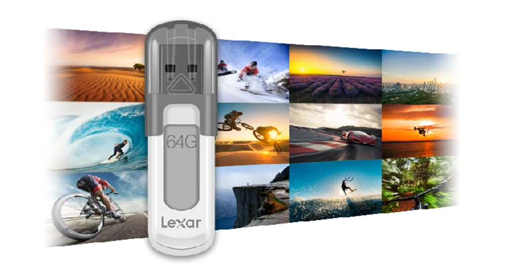 Lexar v100 USB флэш-накопитель 16 ГБ 32 ГБ 64 Гб 128 Гб карта памяти, Флеш накопитель chiavetta usb