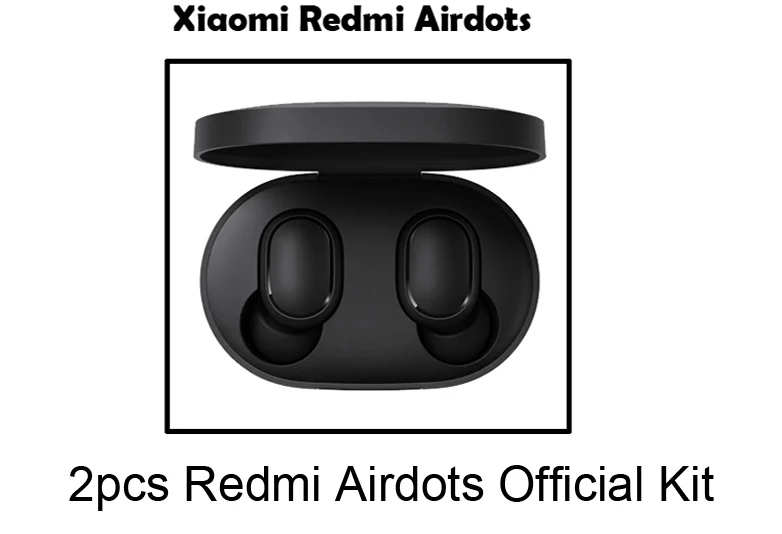 2pcs Redmi Airdots Быстрая Xiaomi Redmi Airdots TWS Bluetooth 5,0 беспроводные Bluetooth наушники стерео бас наушники - Цвет: 2pcs Redmi Airdots