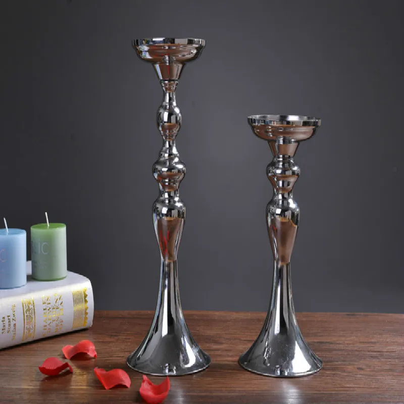 Подсвечник с цветами подсвечник под золото и серебро в виде дороги канделябр