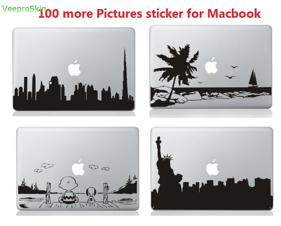 Наклейка для ноутбука Macbook Decal Pro Air retina 1" 13" 1" 11,6 12,5 13,3 15,4 дюймов