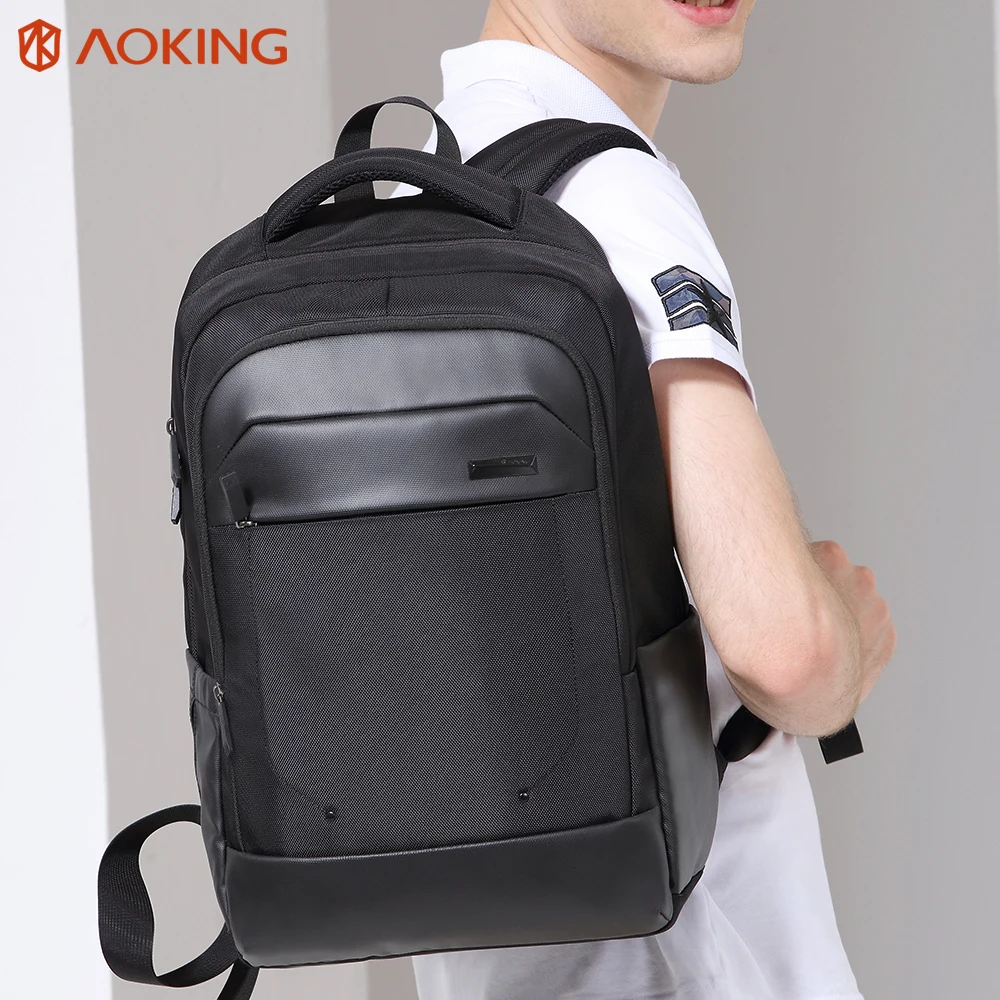 Aoking мужской рюкзак для ноутбука 16 дюймов большой объем нейлон унисекс