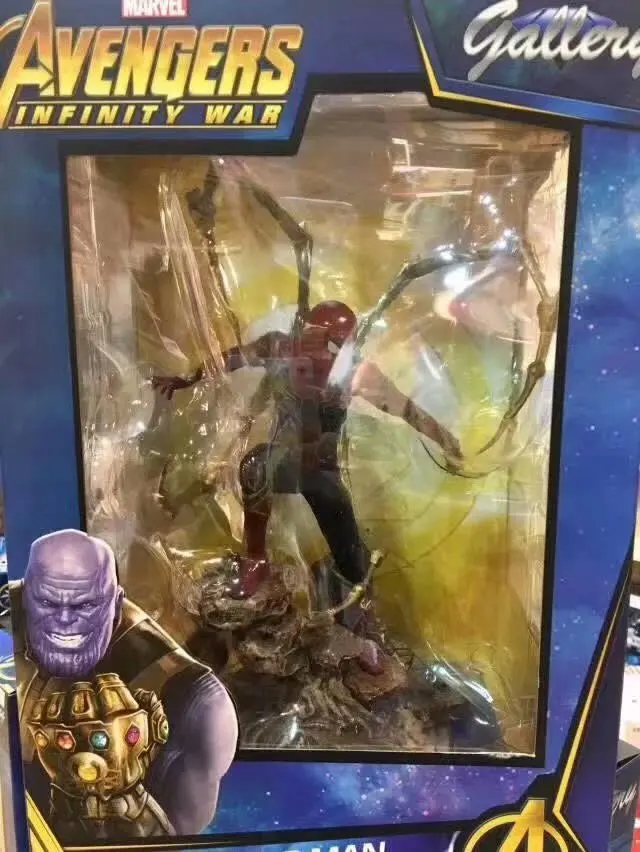Marvel Мстители Бесконечность война Железный паук Человек супер герой фигурка