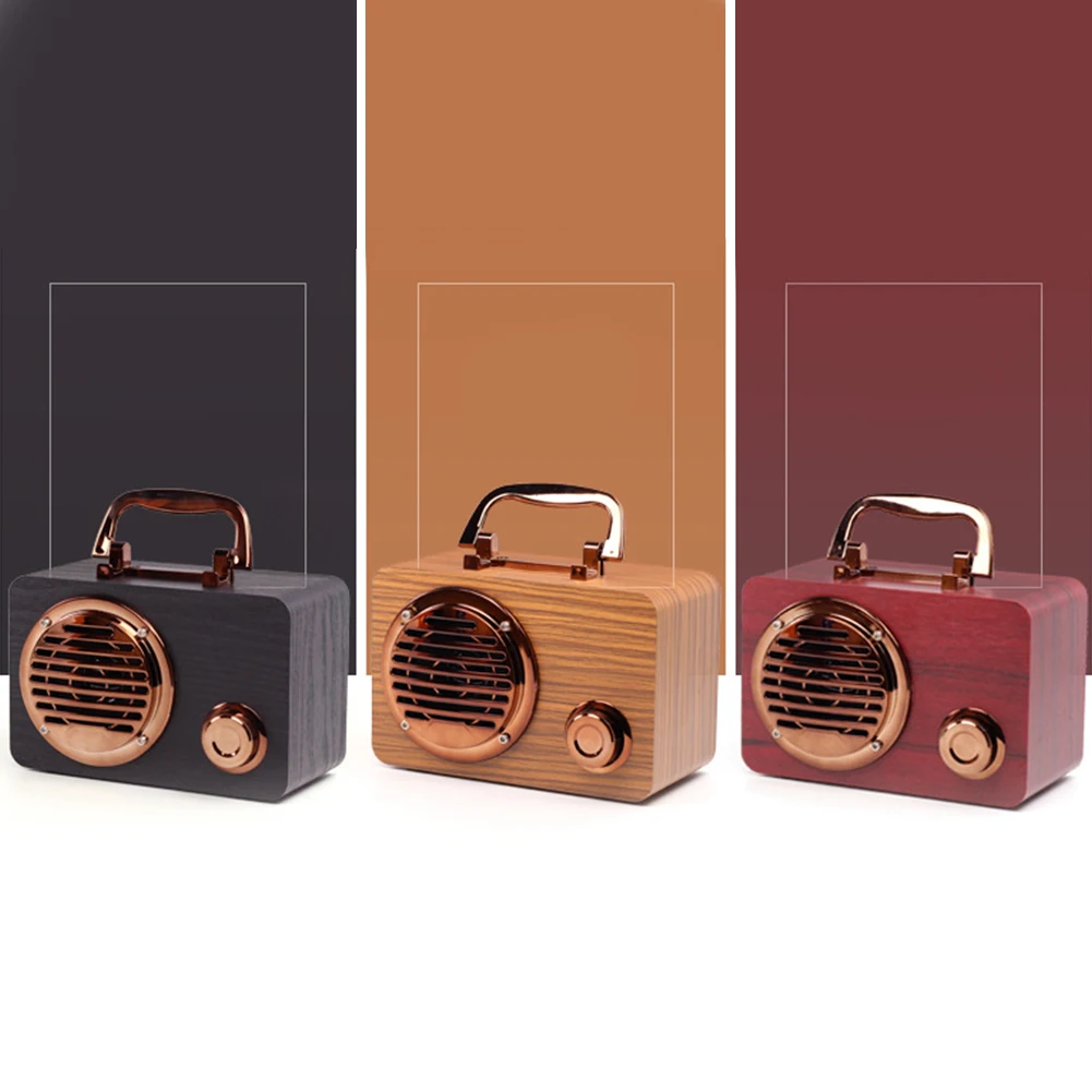 Дорожный динамик прозрачный Ретро коротковолновый Открытый Bluetooth Радио