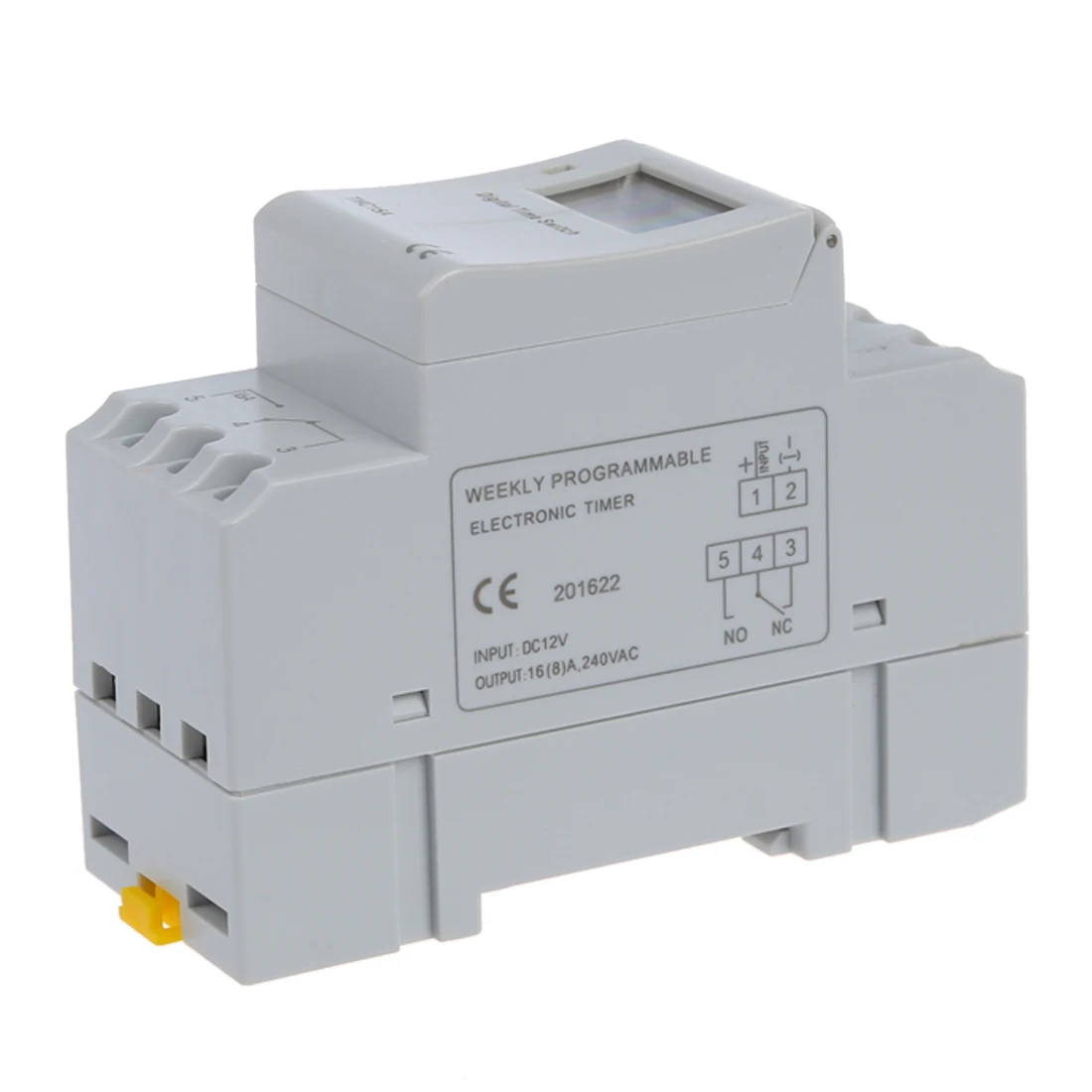 DIN Rail Time Relay Switch Digital LCD Power Programmable Timer DC 12V 16A | Обустройство дома