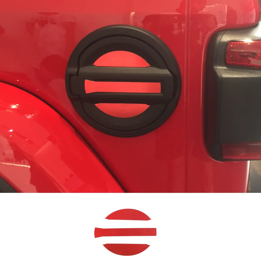 YAQUICKA 3Pcs/set Aluminum Alloy Car Fuel Oil Tank Cover Cap Decoration Stickers Styling For Jeep Wrangler JL 2018+ Trim | Автомобили и