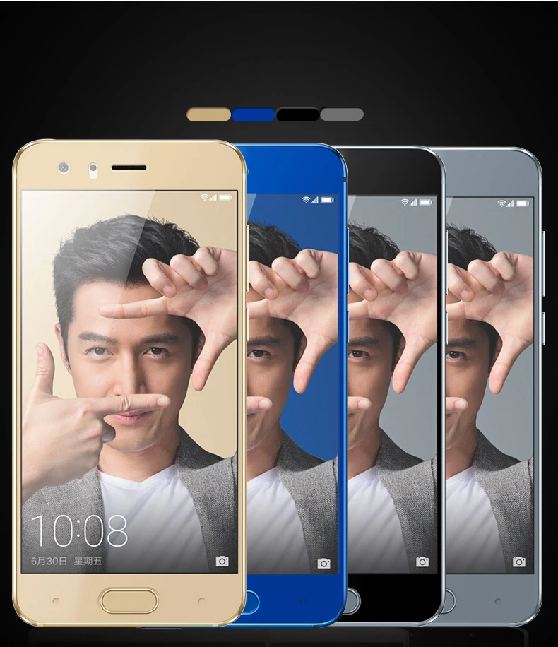 Закаленное стекло для Huawei honor 9 серая Защитная пленка экрана Lite 9H 2.5D | Мобильные