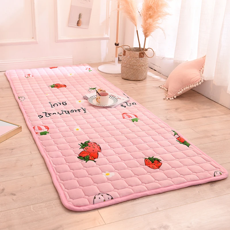strawberries Блестящий детский коврик, обновленный бархатный коврик, 1,2 см, толстый, 1,8*2 м(71x78'), детский коврик для гостиной, спальни, моющийся, без запаха - Цвет: strawberries