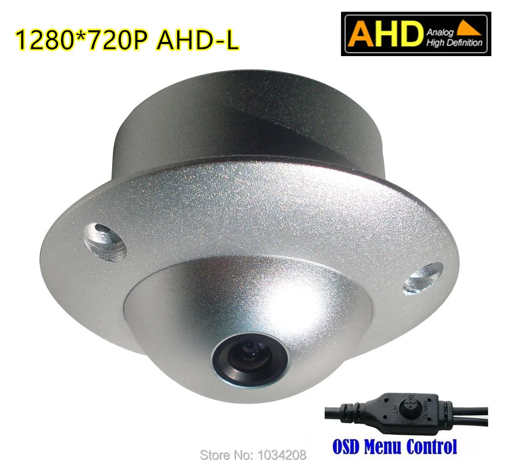 

OSD меню аналоговый НЛО высокой четкости летающая тарелка 720P HD мини купол AHD камера потолочное крепление для лифта использования оптом
