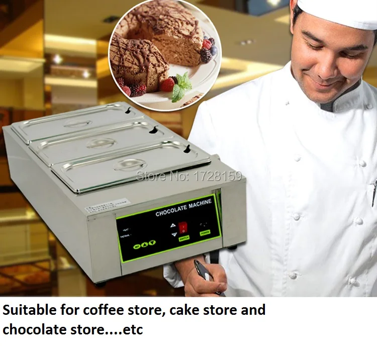 Высококачественный коммерческий кастрюля для таяния шоколада из нержавеющей