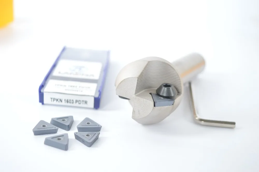 30 градусов 25-40 мм cnc ДЕРЖАТЕЛЬ для сверла TP30 C20-40-120 + 10 шт TPKN 1603 | Инструменты