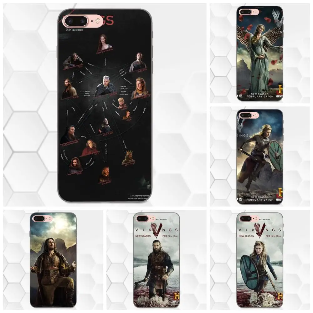 ТВ Vikings Сезон 3 постер для Xiaomi Mi Mix Max Note 2 2S 5X 6 8 SE A1 Play F1 мягкий оригинальный|Бамперы|