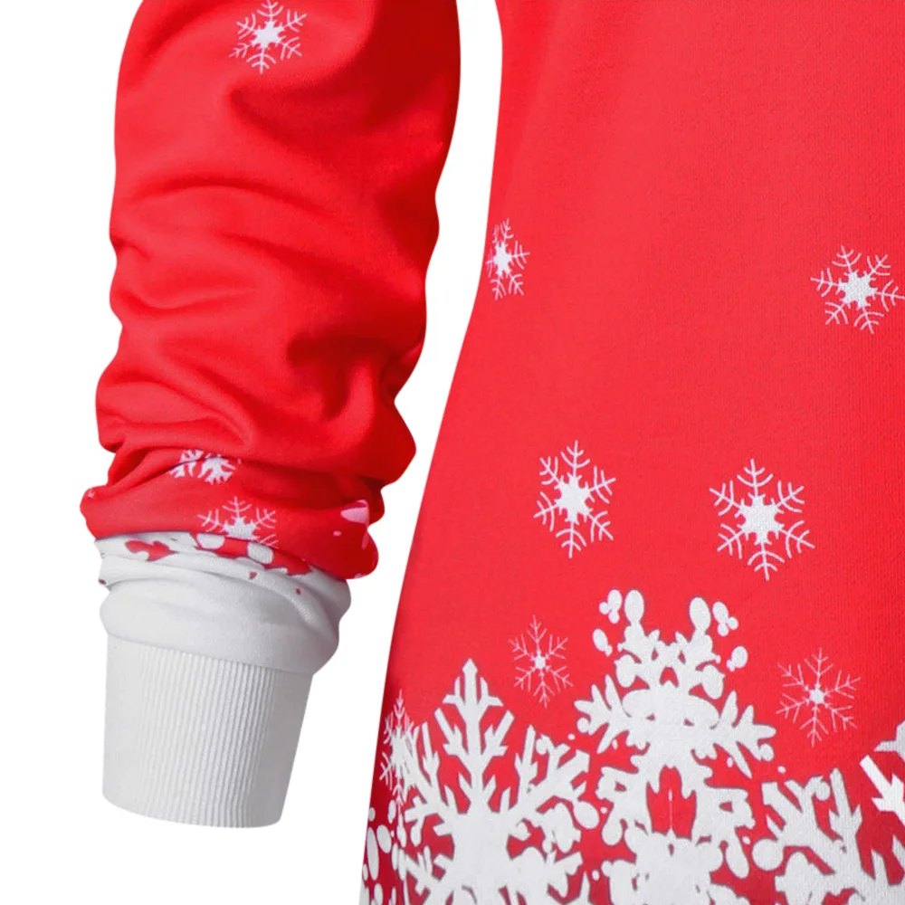 Wipalo Hotsale T Shirts Santa Claus Snowflake Skew Neck Pullover Christmas Shirt Jumper Outerwear Autumn Women Button Tops|button top|christmas t
