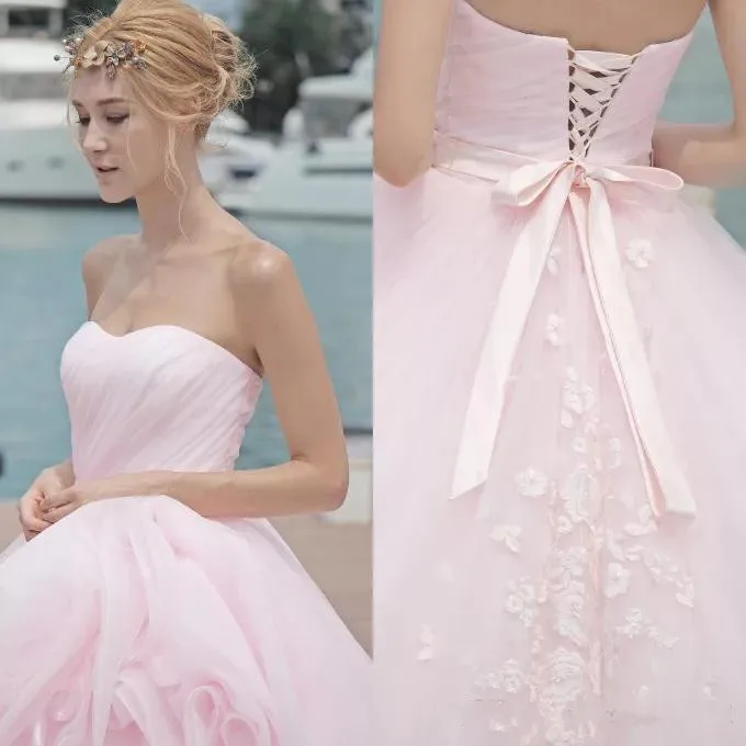 Румяна 2017 свадебные платья на заказ наклейки милая органзы свадебное платье|2017