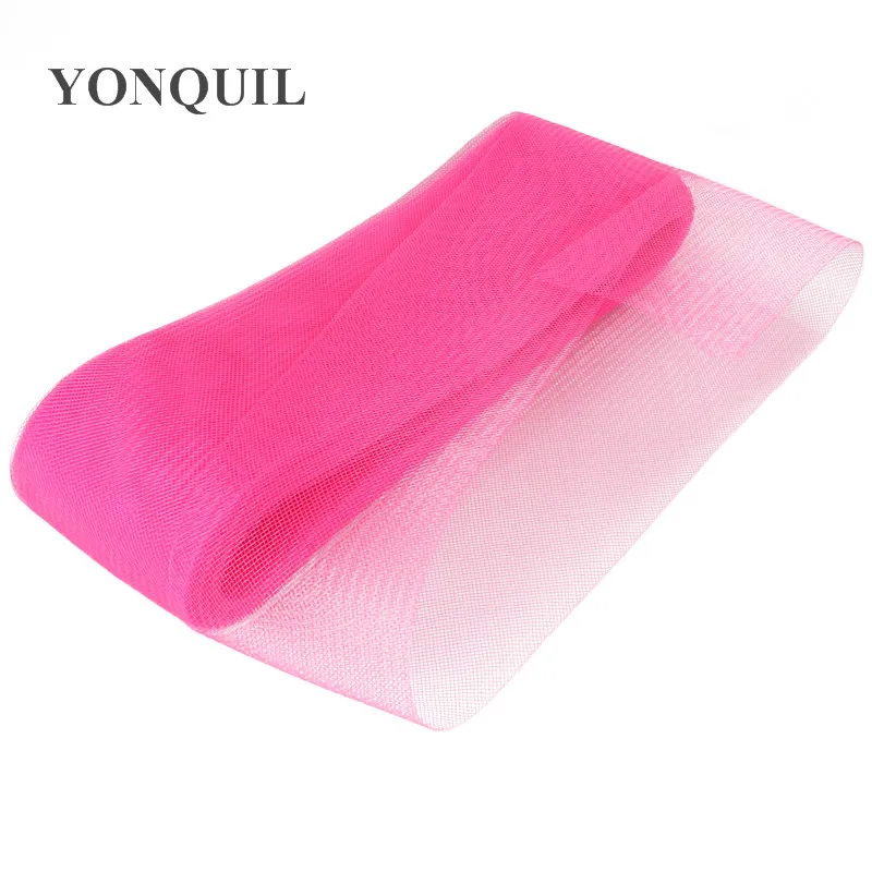 

8CM Wide Crinoline Horsehair Braids DIY Hair Accessories Women Wedding Mesh Fascinators Craft Headdress Material 25Yards/Lot