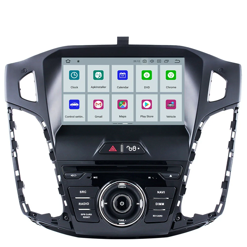 Android 9 0 gps навигации автомобиля DVD плеер для Ford Focus 2011 2012 2014 автомобилей радио Авто