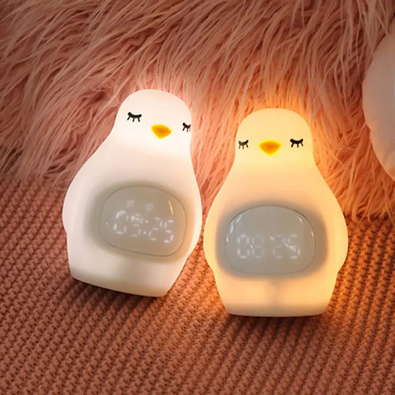 Будильник для детей с USB зарядкой светильник сна настольные часы студентов