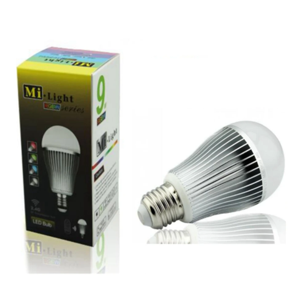 Milight 2 4 г Вт 5 6 9 12 E14 GU10 E27 MR16 RGB CCT RGBW/RGBWW светодиодный лампы и Zone РФ Пульт