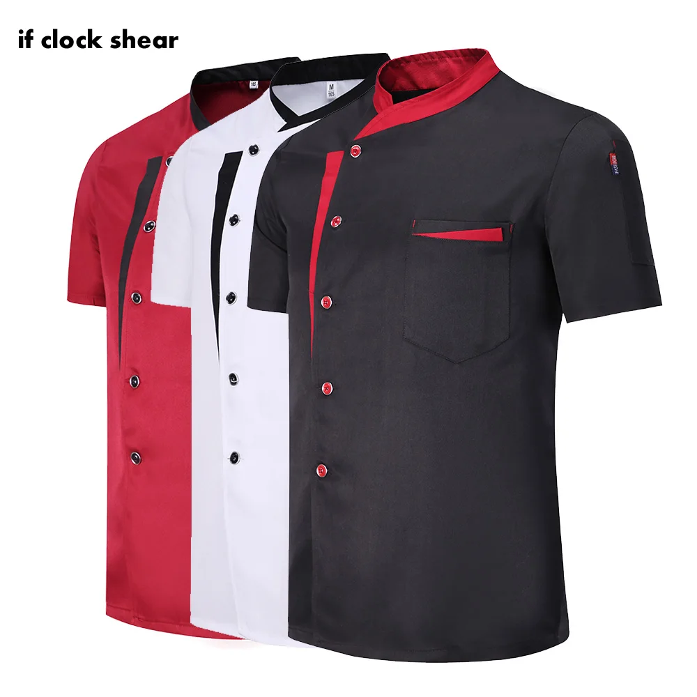 

Hotel Wholesale Unisex Kitchen Chef Restaurant Uniform Shirt Breathable Double Breasted Dress Chef Jacket chef works clothes