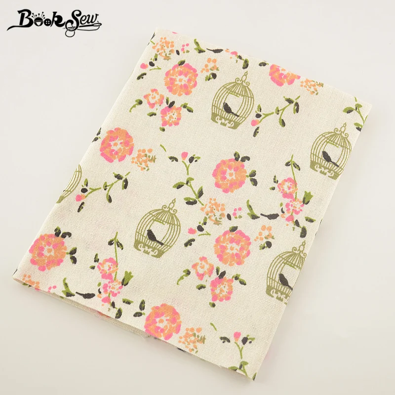 Booksew хлопок белье Ткань Текстиль для дома скатерти Подушка сумка Шторы ZAKKA