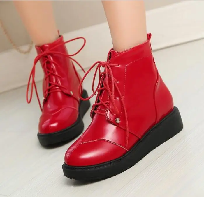 Женская обувь на танкетке Chaussure Femme Размеры 26-66 Зимняя женская Женские ботильоны