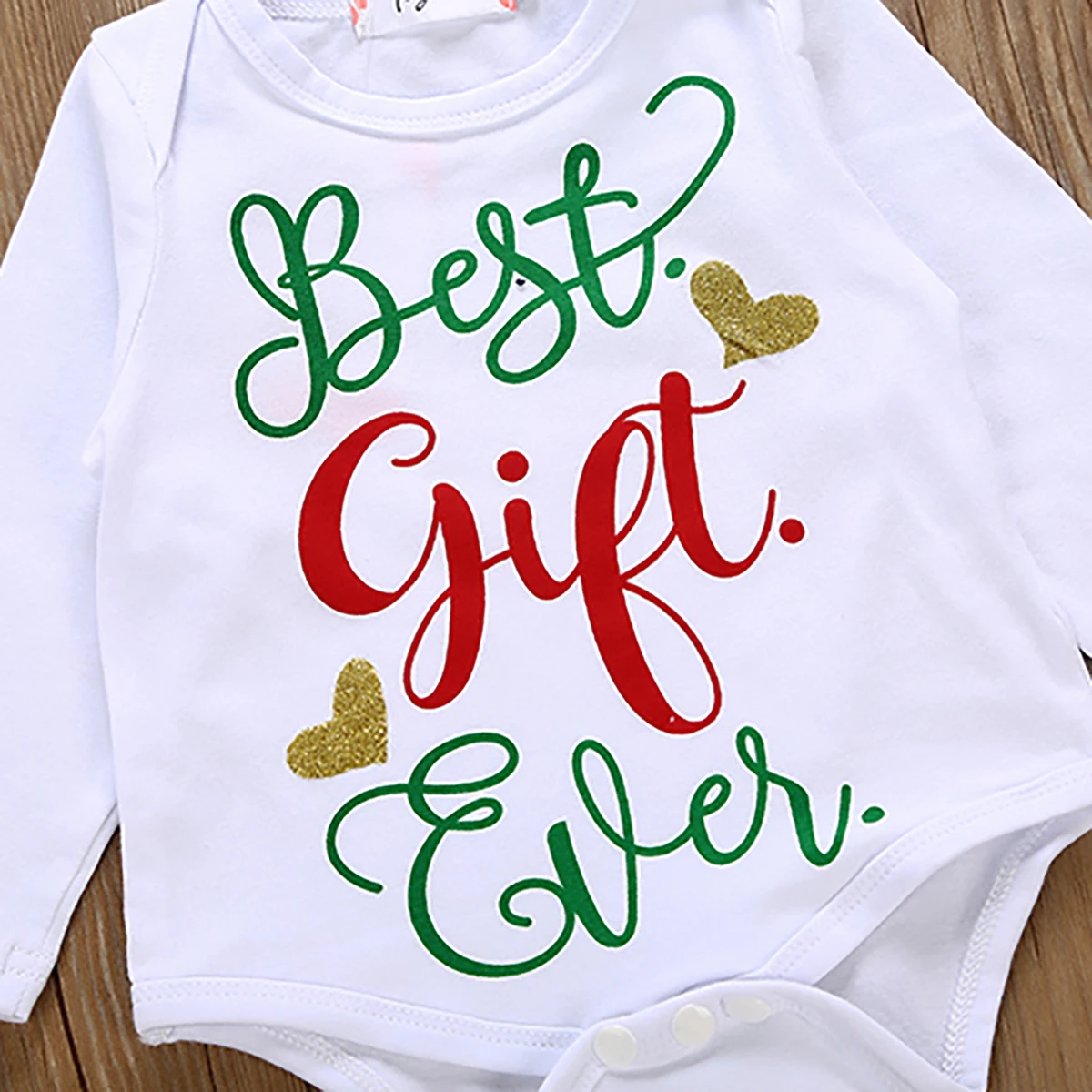 Рождественская Одежда для новорожденных мальчиков и девочек комбинезон + гетры