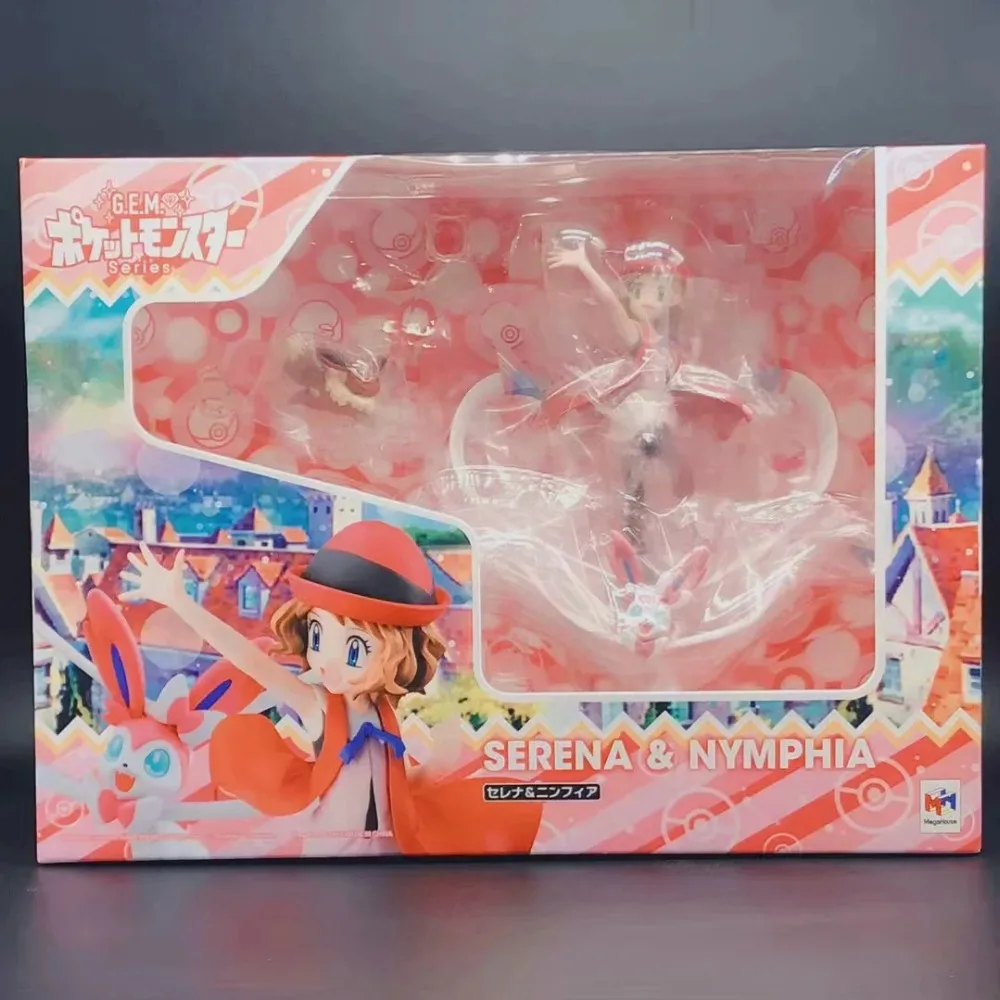 13 см GEM Serena & Nymphia Eevee Фигурки Коллекционная игрушка|Игровые фигурки и
