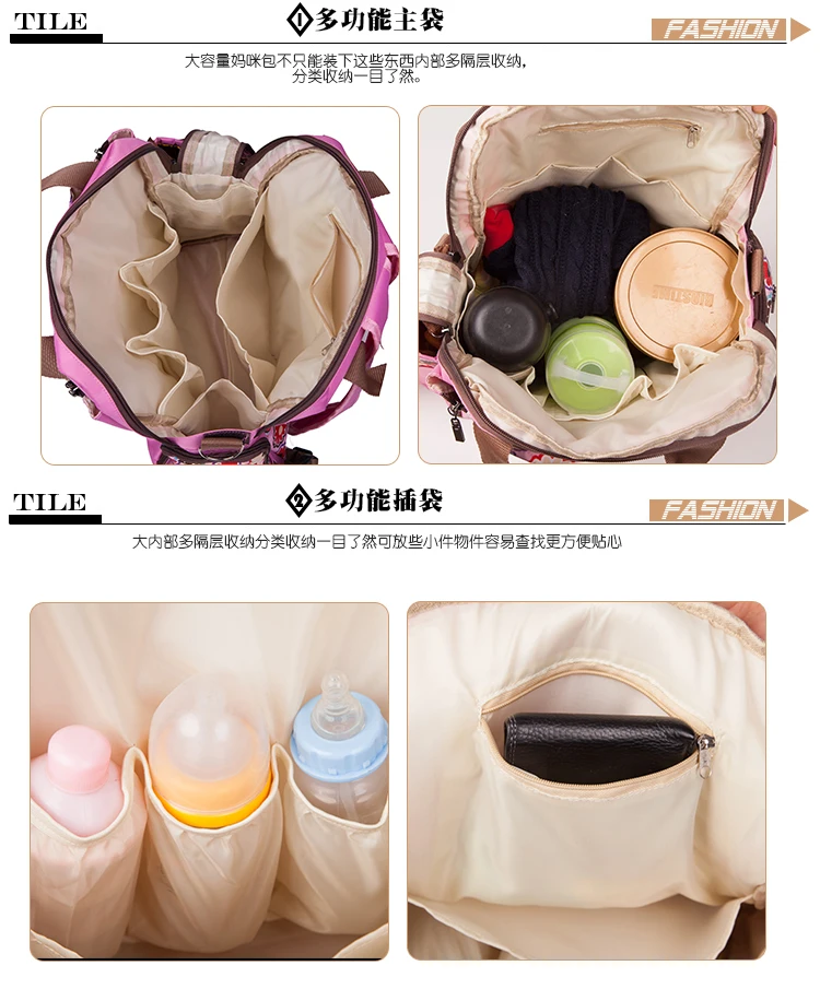 Скидка! детские Сумка Мода Водонепроницаемый Пеленки Мать Рюкзак Мумия Мешок