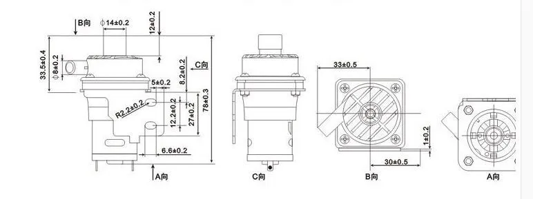 Мини микро DC 12v Супер Бесшумный водяной чайник циркуляционный насос