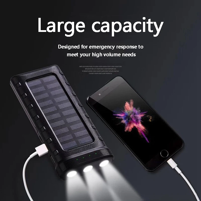3 светодиодных фонаря Pathfinder Солнечная зарядка outdoorSolar Mobile Power 30000mAh перезаряжаемая